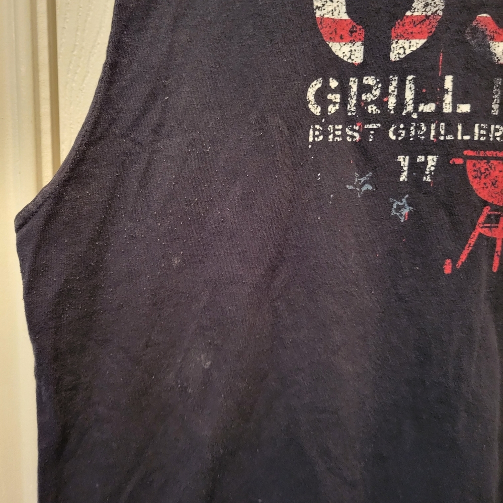 Gildan Grill Master Sleeveless Tee sz 2XL - Picture 2 of 4